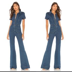 Everhart Jumpsuit in Lunar Blue